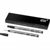 Billig 🎁 Montblanc Tintenrollerminen M LeGrand (2 Stk.) Mystery Black 🔔