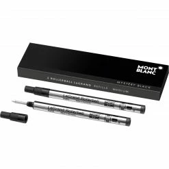 Billig 🎁 Montblanc Tintenrollerminen M LeGrand (2 Stk.) Mystery Black 🔔