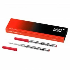 Budget 🛒 Montblanc Kugelschreiberminen M (2 Stk.) Nightfire Red ❤️