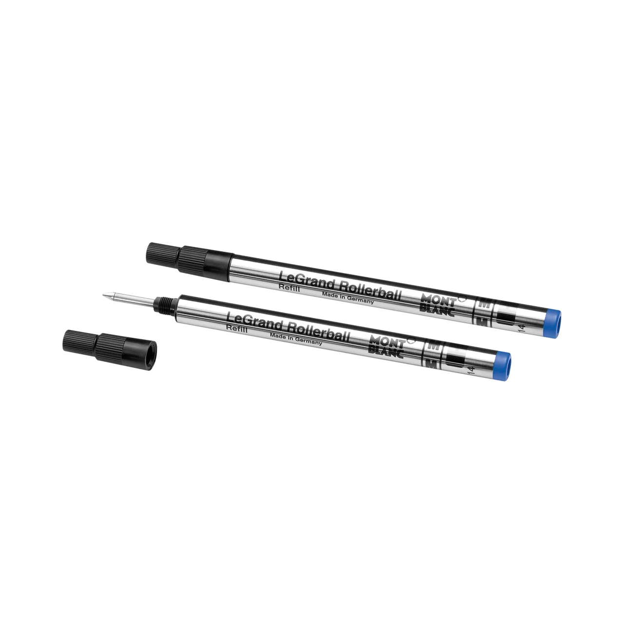 Schlussverkauf 🥰 Montblanc Tintenrollerminen M LeGrand (2 Stk.) Royal Blau ⌛ 2 Schlussverkauf 🥰 Montblanc Tintenrollerminen M LeGrand (2 Stk.) Royal Blau ⌛ – Bild 2