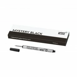 Brandneu 🔔 Montblanc Tintenrollermine M Mystery Black 🎁