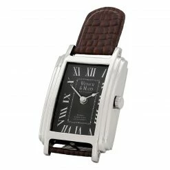 Blitzangebot 💯 Eichholtz Uhr Vernickelt Kroko Braun 👏