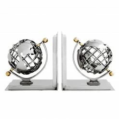 Brandneu 💯 Eichholtz Buchstütze (2 Stück) Vernickelt ⌛