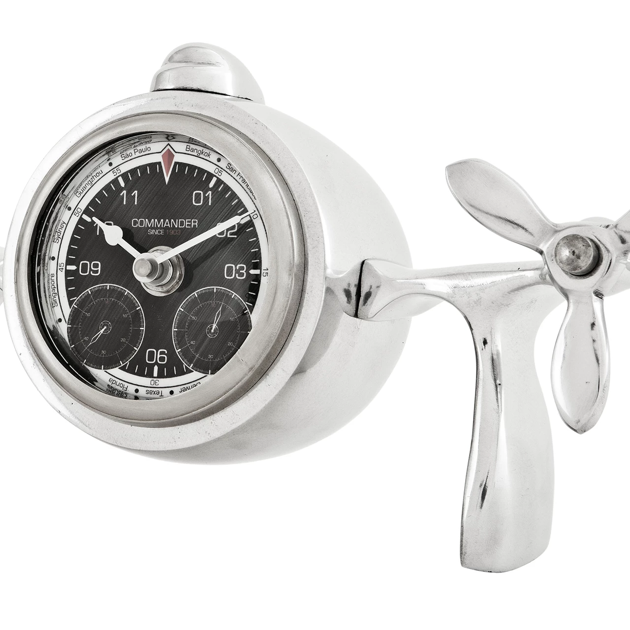 Blitzangebot ✔️ Eichholtz Uhr Aluminium 👏 2 Blitzangebot ✔️ Eichholtz Uhr Aluminium 👏 – Bild 2