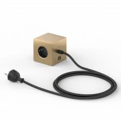 Aktion 😍 Avolt Verlängerungskabel Square 1 USB + Magnet Brass 😍 6 Aktion 😍 Avolt Verlängerungskabel Square 1 USB + Magnet Brass 😍 -Montblanc shop 7350103840212 7350103840212 2