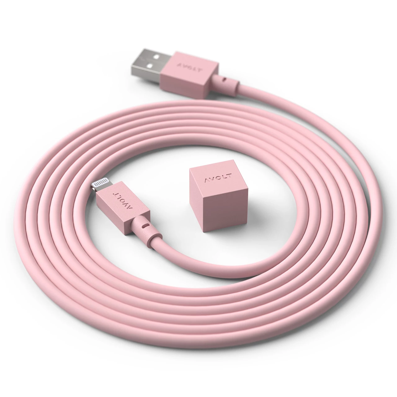 Auslauf ✨ Avolt Ladekabel Cable 1 Old Pink 😍 1 Auslauf ✨ Avolt Ladekabel Cable 1 Old Pink 😍