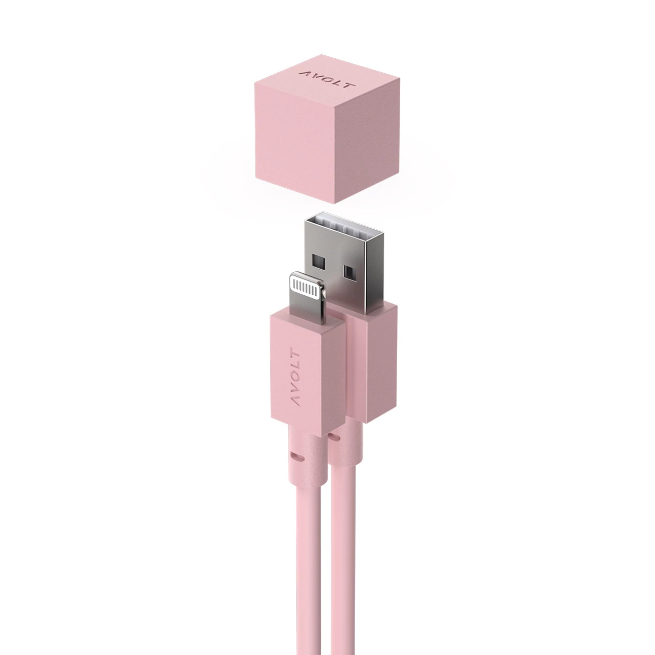 Auslauf ✨ Avolt Ladekabel Cable 1 Old Pink 😍 3 Auslauf ✨ Avolt Ladekabel Cable 1 Old Pink 😍 – Bild 3